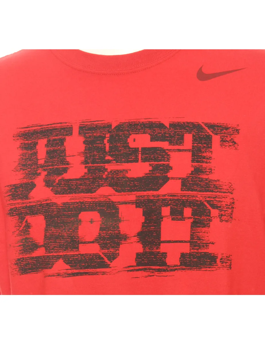 Just Do It Nike Printed T-shirt - M