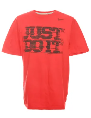 Just Do It Nike Printed T-shirt - M