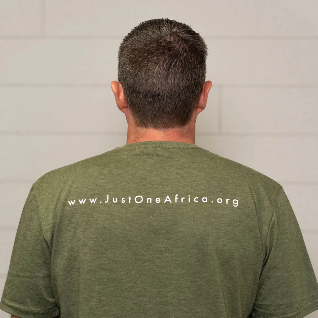 Just One Africa Olive T-shirt