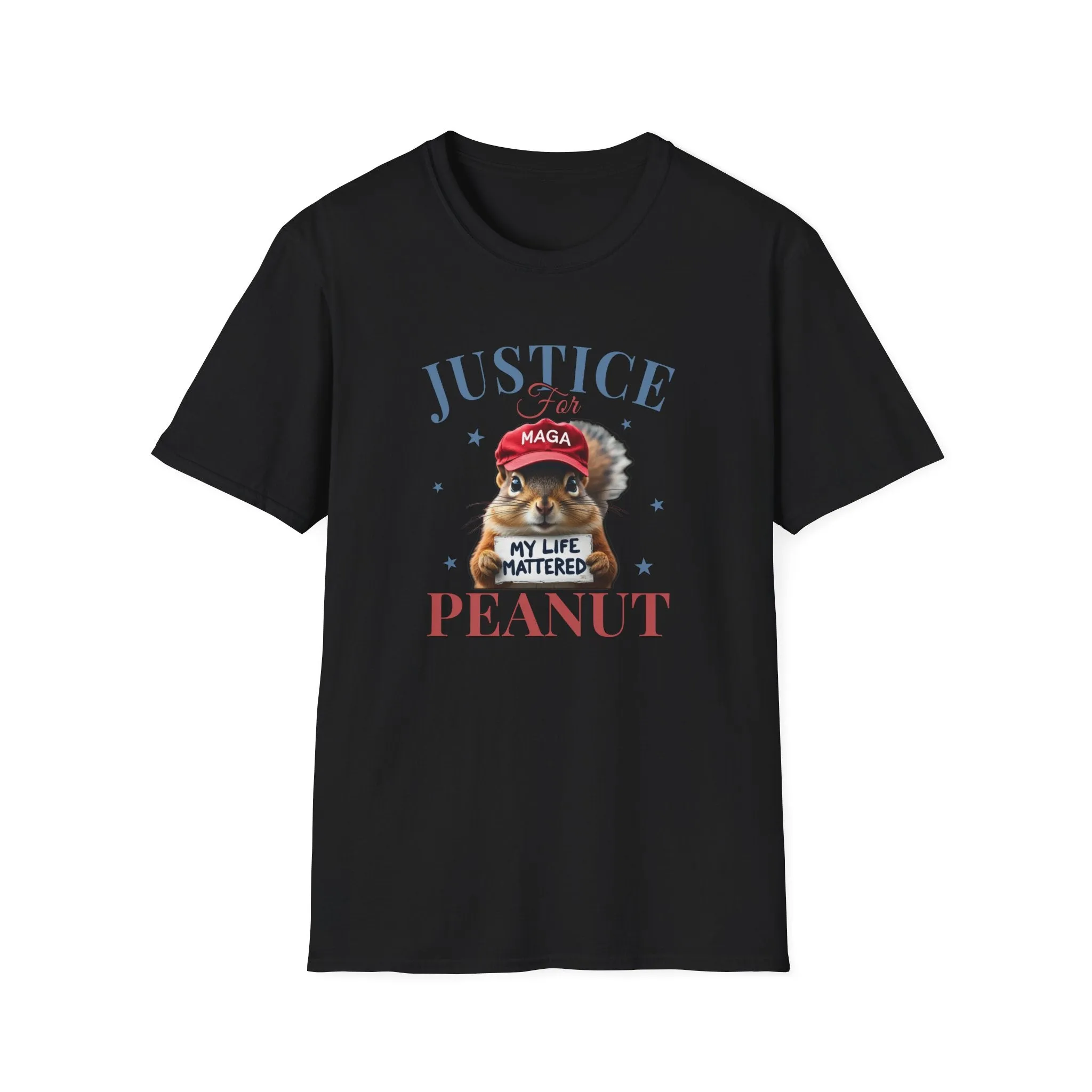 Justice for Peanut T-Shirt (MAGA Hat Edition)