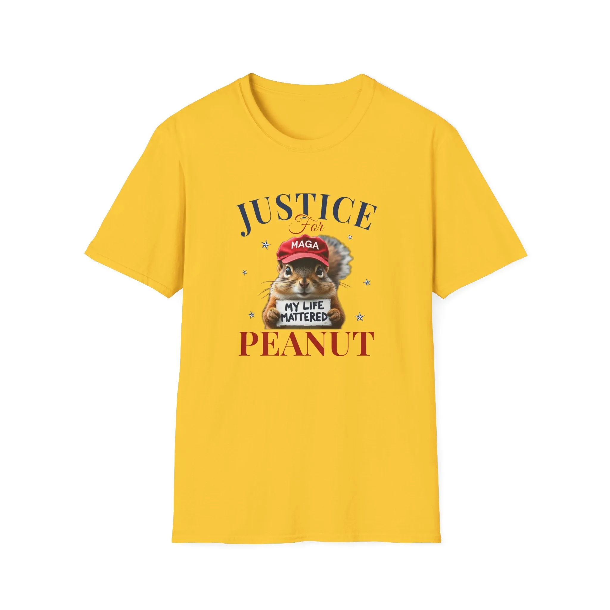 Justice for Peanut T-Shirt (MAGA Hat Edition)