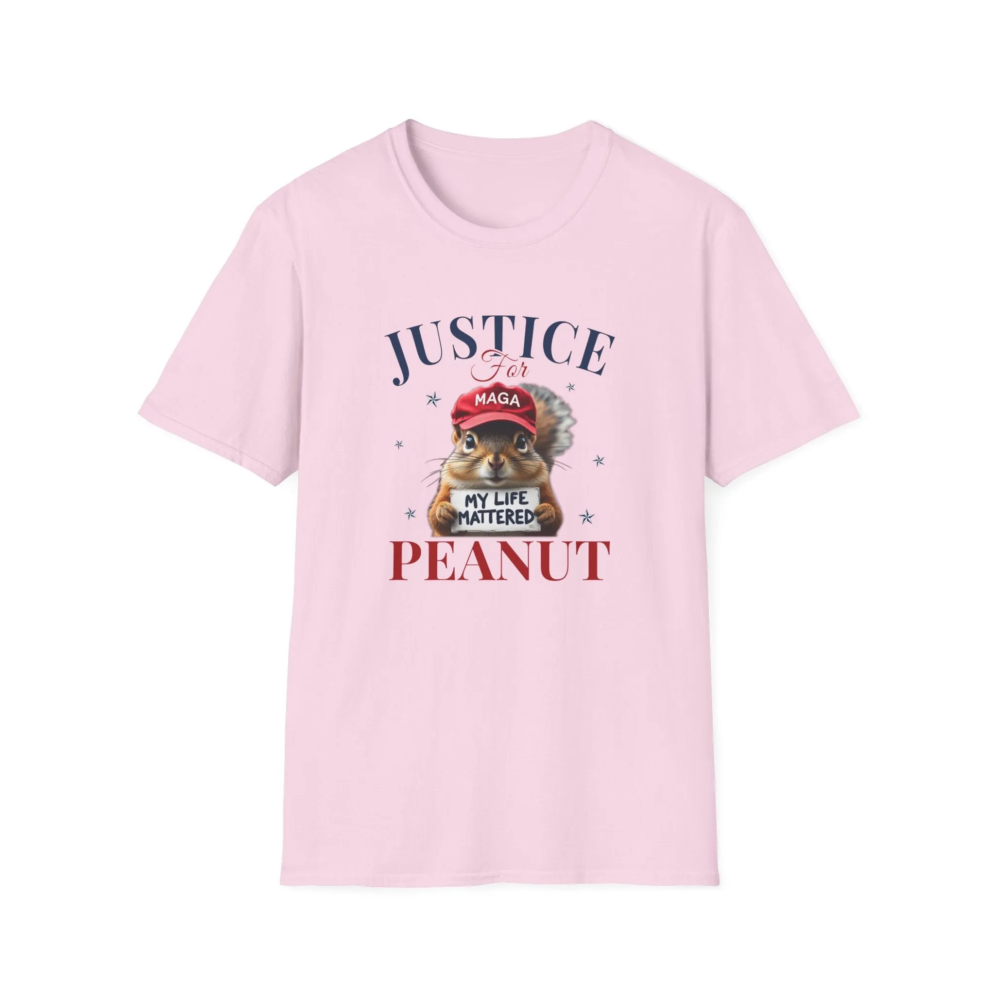 Justice for Peanut T-Shirt (MAGA Hat Edition)