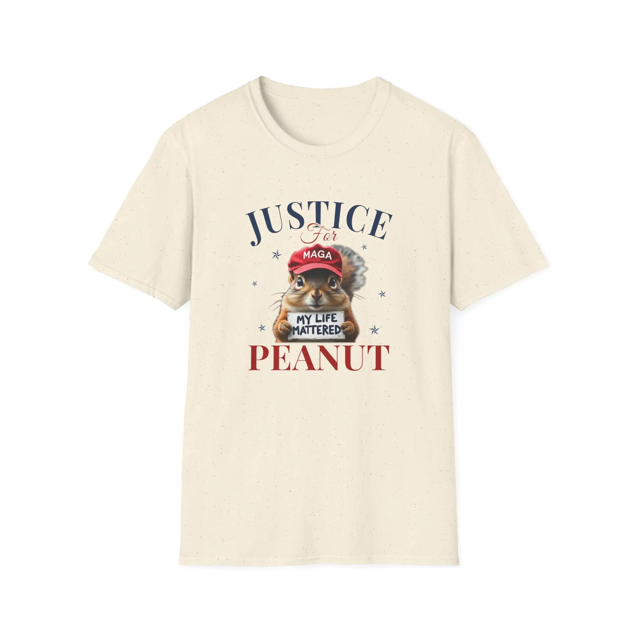 Justice for Peanut T-Shirt (MAGA Hat Edition)