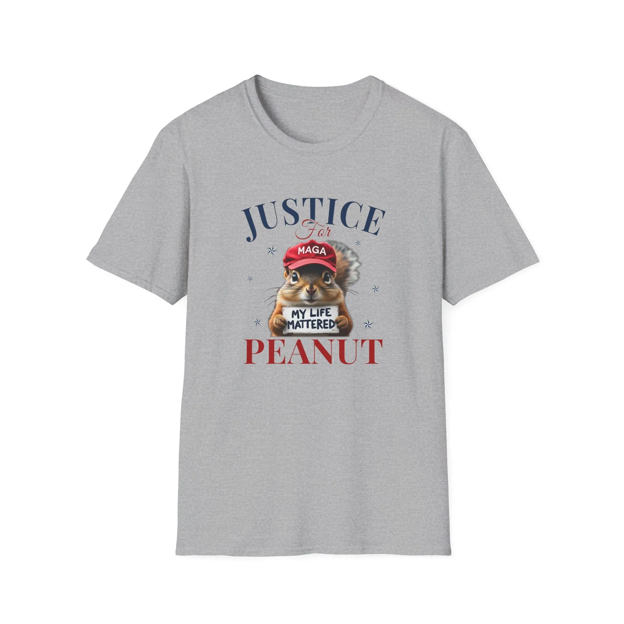 Justice for Peanut T-Shirt (MAGA Hat Edition)