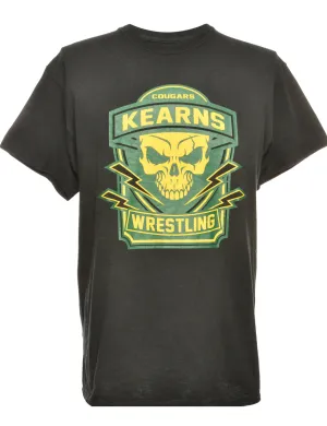 Kearns Wrestling Black Gildan Sports T-shirt - M