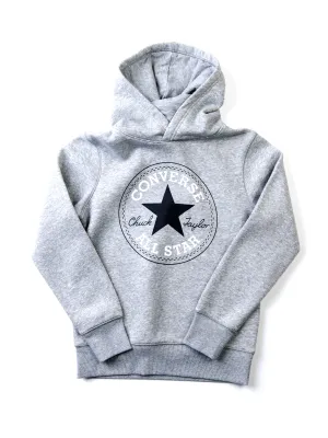 KIDS CONVERSE YOUTH BOYS FLEECE CHUCK TAYLOR PATCH CORE HOODIE