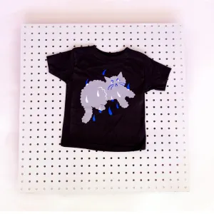 Kids Sad Cloud Cat t-shirt