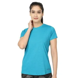 Kronos DRI-FIT Crew Neck Tee | Women's | Indian Blue | KIBI Sports