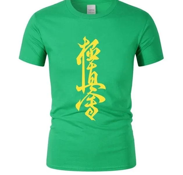 Kyokushin Karate Cotton T Shirt Men's Short Sleeve  custom fit