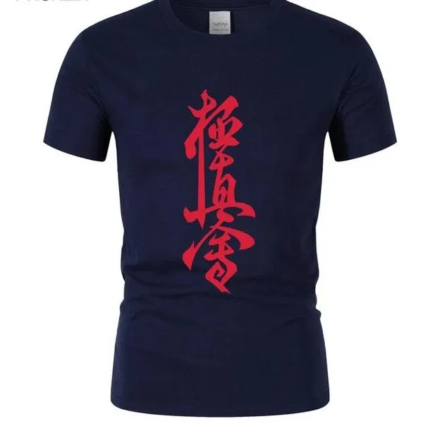 Kyokushin Karate Cotton T Shirt Men's Short Sleeve  custom fit