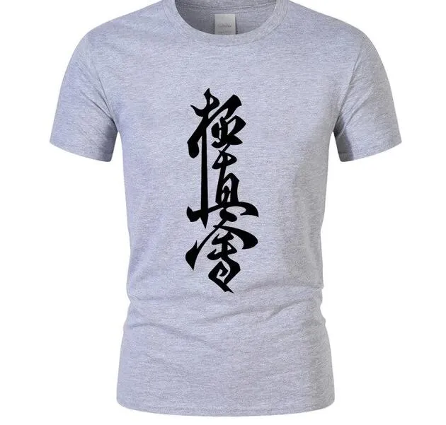 Kyokushin Karate Cotton T Shirt Men's Short Sleeve  custom fit