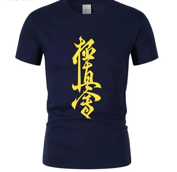 Kyokushin Karate Cotton T Shirt Men's Short Sleeve  custom fit