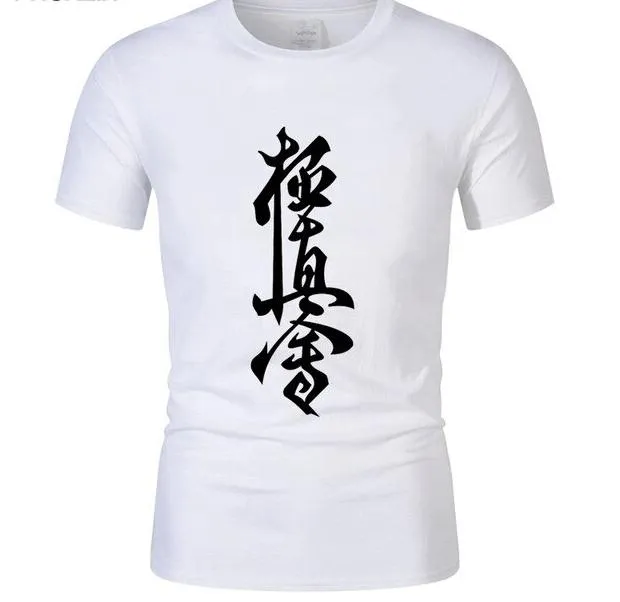 Kyokushin Karate Cotton T Shirt Men's Short Sleeve  custom fit