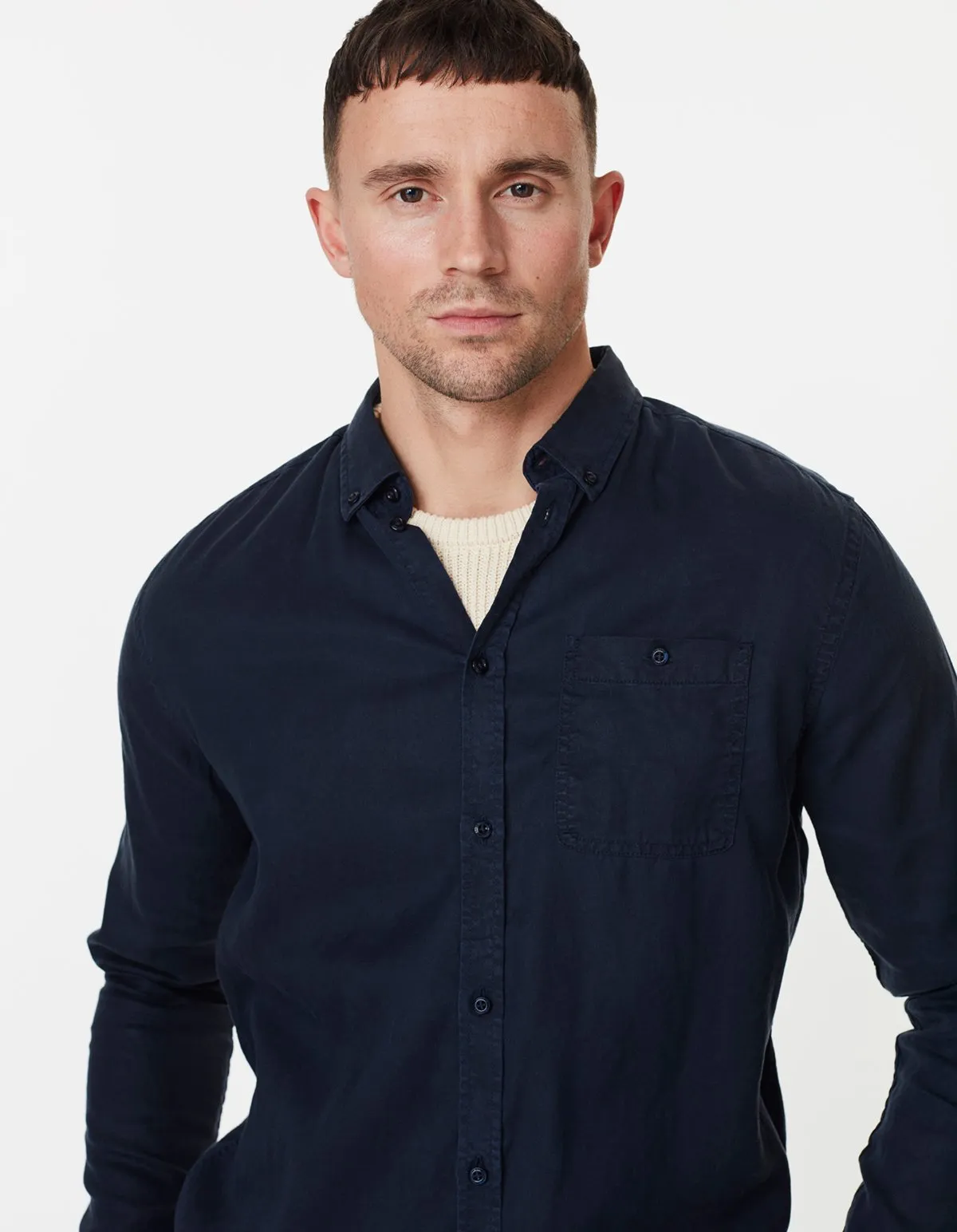 LAURENT TENCEL SHIRT