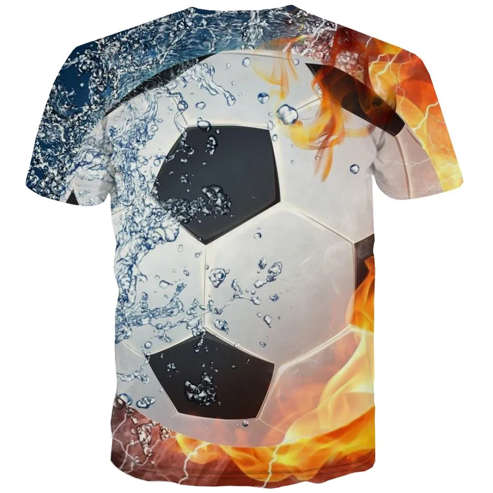 Lawn T shirts Men Football T-shirts 3d Athletics Tshirts Casual Stadium Tshirts Novelty