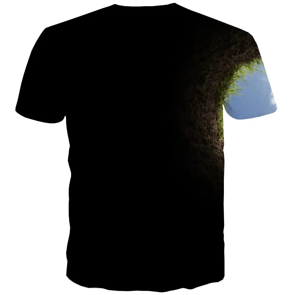 Lawn T shirts Men Golf Tshirt Printed Forest T shirts Funny Natural Tshirt Anime Game Tshirts Casual