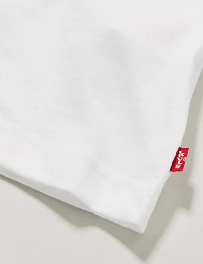 Levi's Kids maglietta da ragazzo LVB Sportwear Logo Tee 9E8568 001 bianco