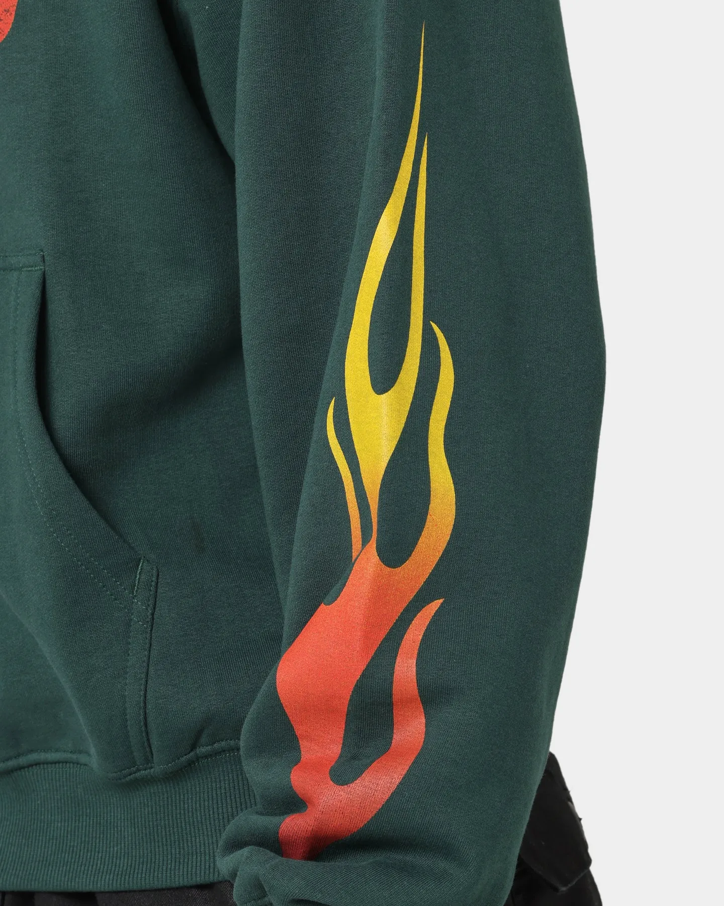 Loiter Biker Hoodie Green