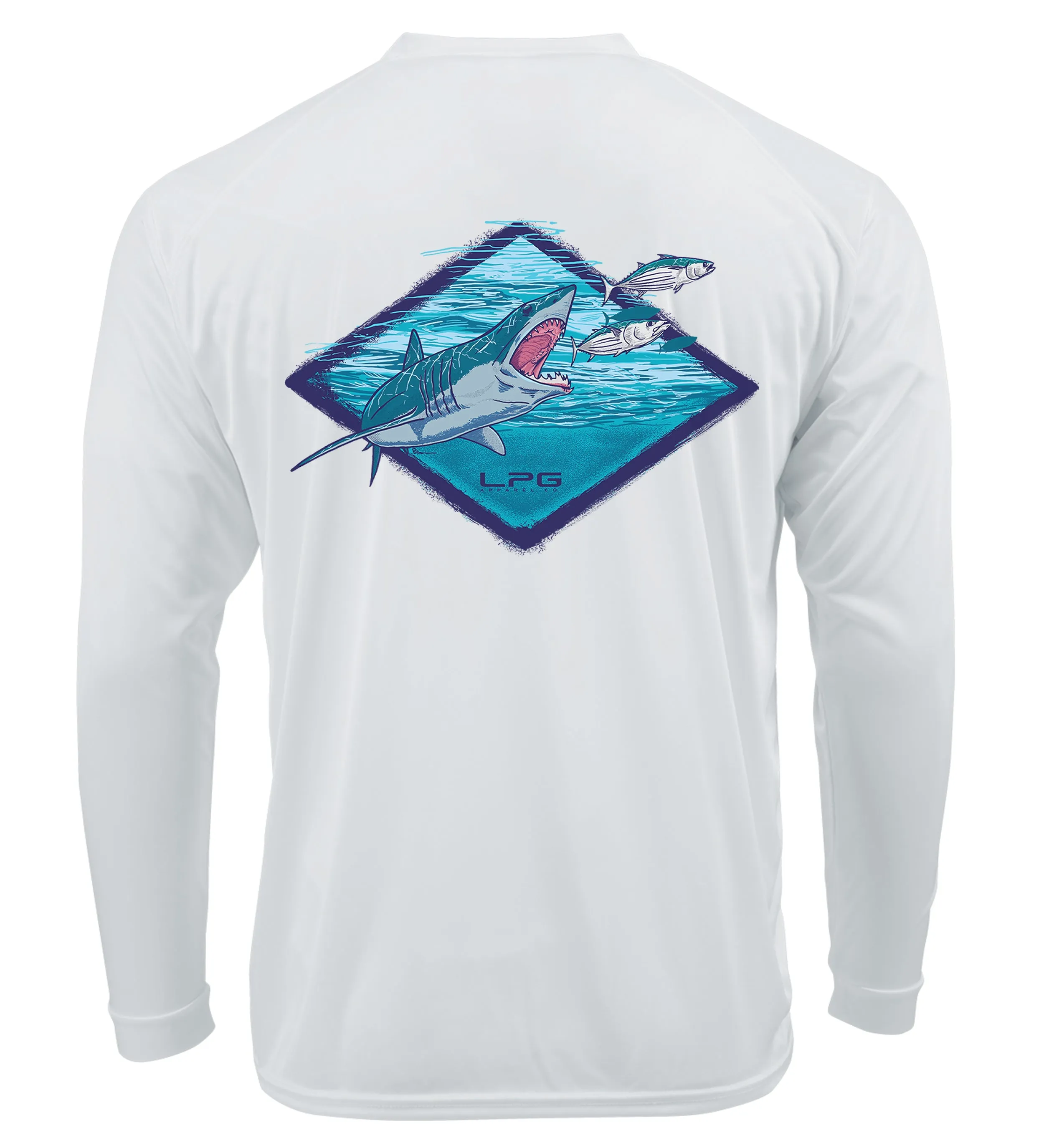 LPG Apparel Co. Northeast Mako Long Sleeve Performance UPF 50   T-Shirt