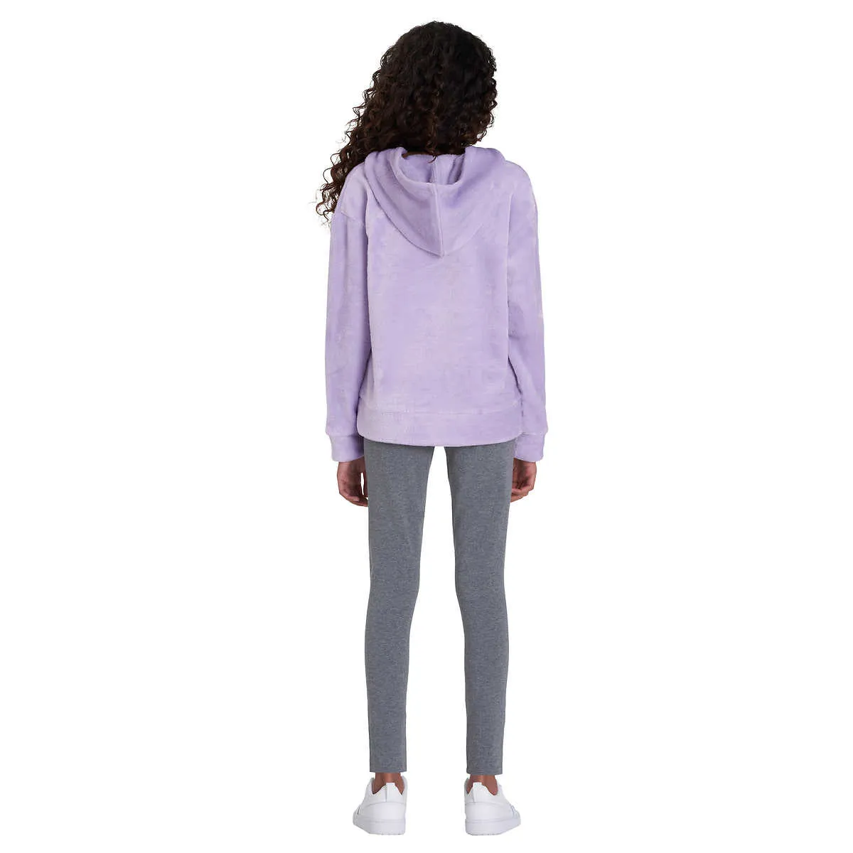 Lucky Brand Girl's Youth 2-Piece Plush Velour Hoodie & Leggings Set