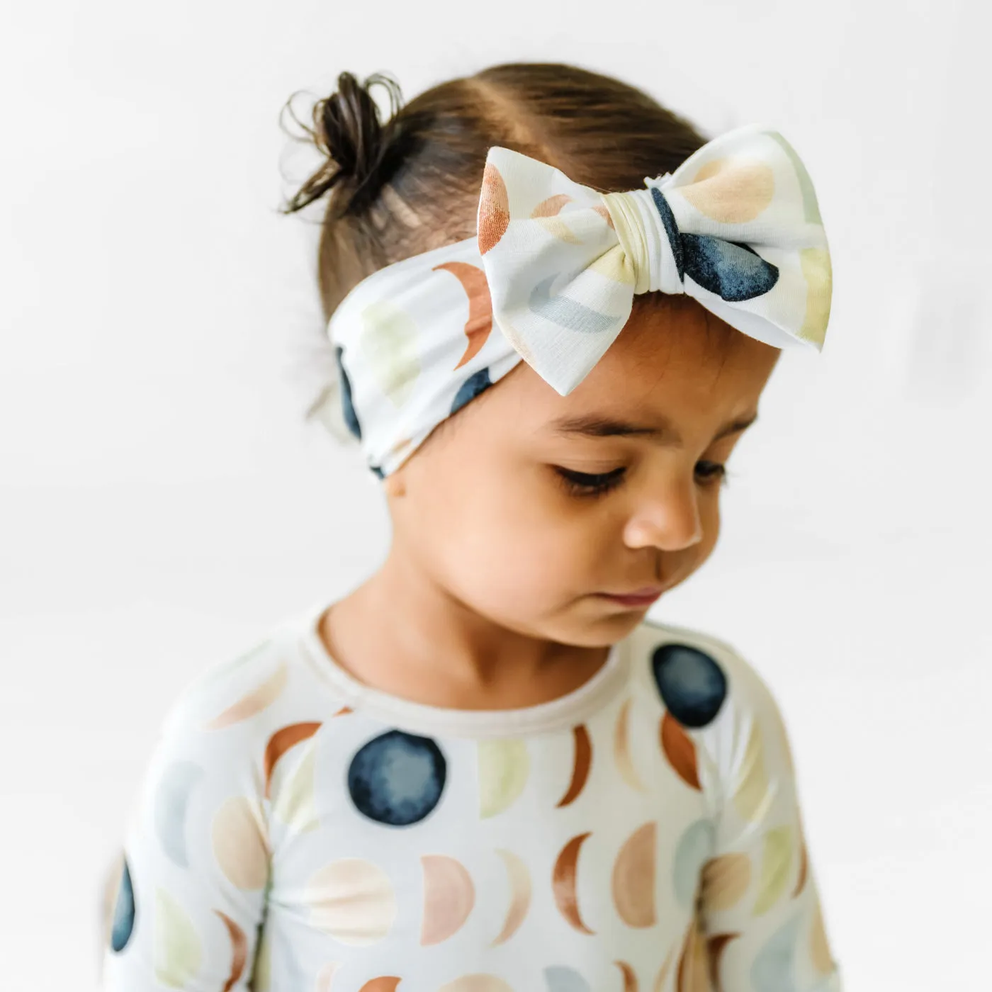 Luna Neutral Luxe Bow Headband