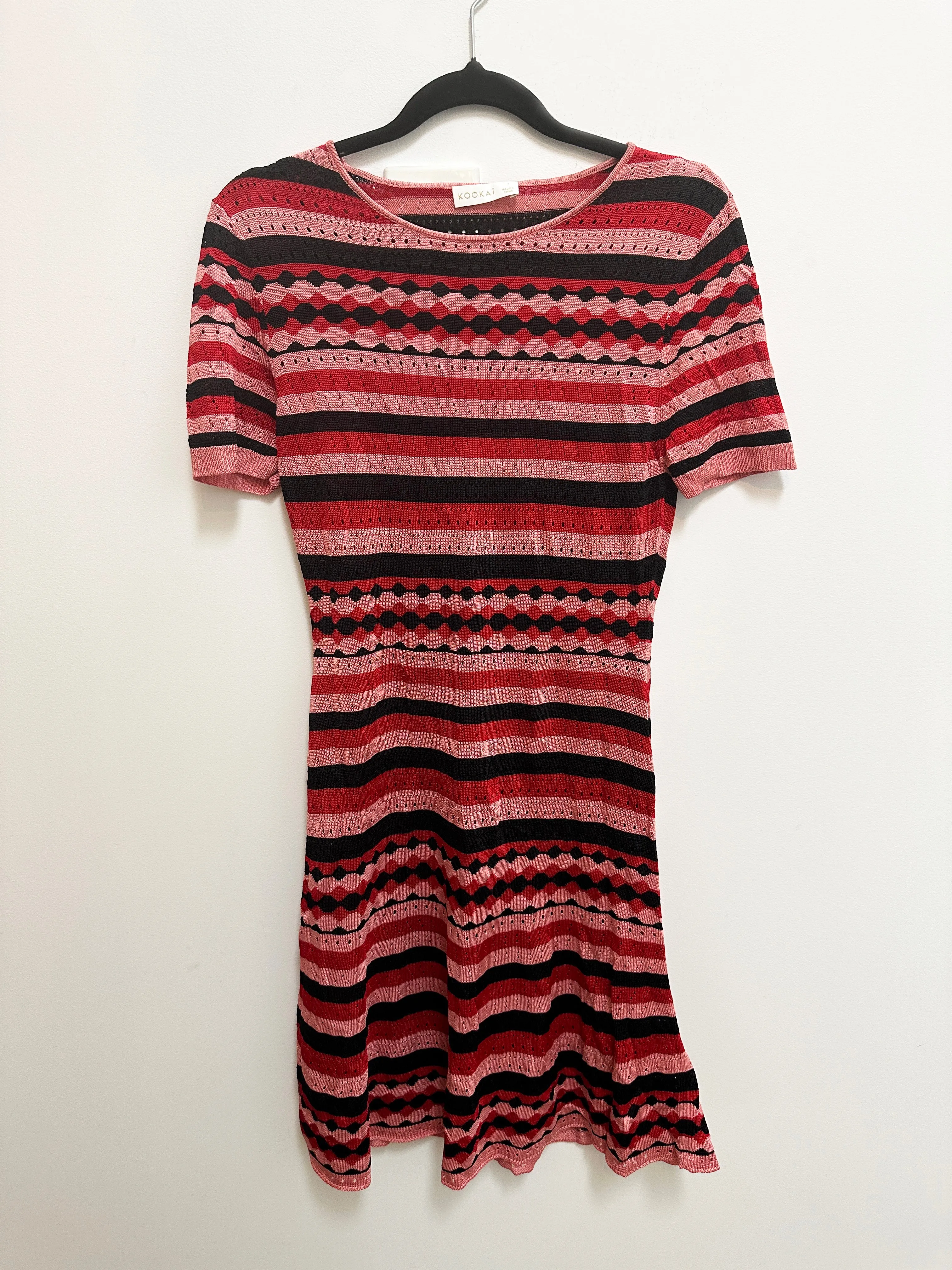 Majorca Fitted Knit Striped Dress in Multi