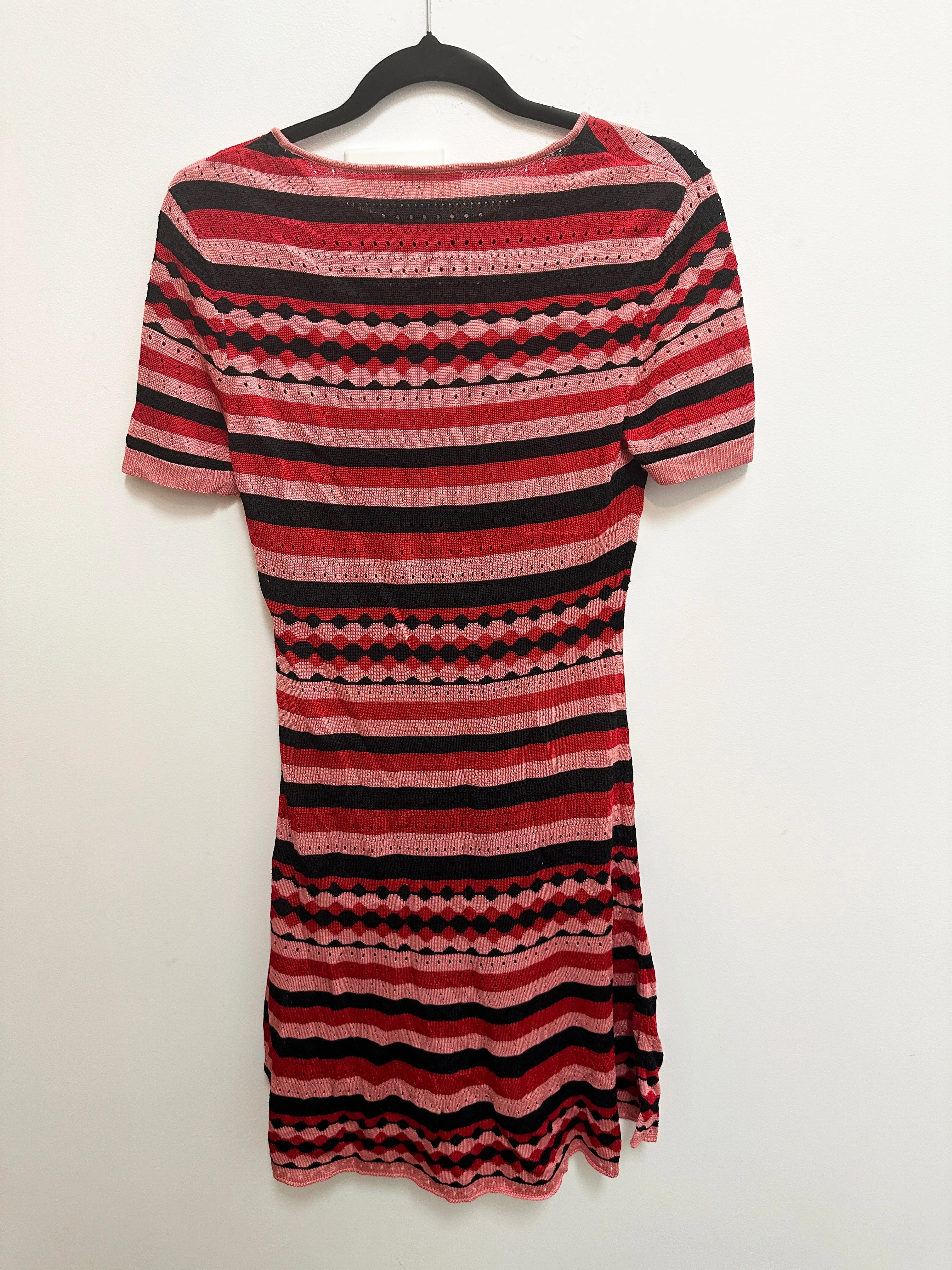 Majorca Fitted Knit Striped Dress in Multi