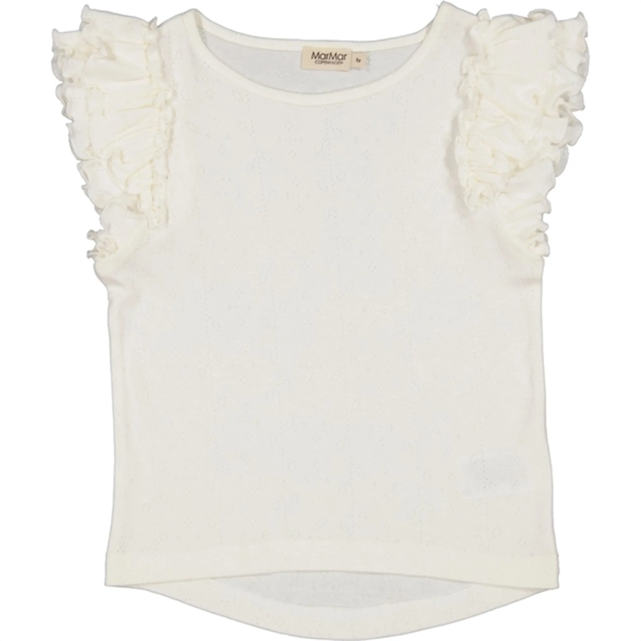 MarMar Modal Cloud Tavora Frill Pointelle T-shirt