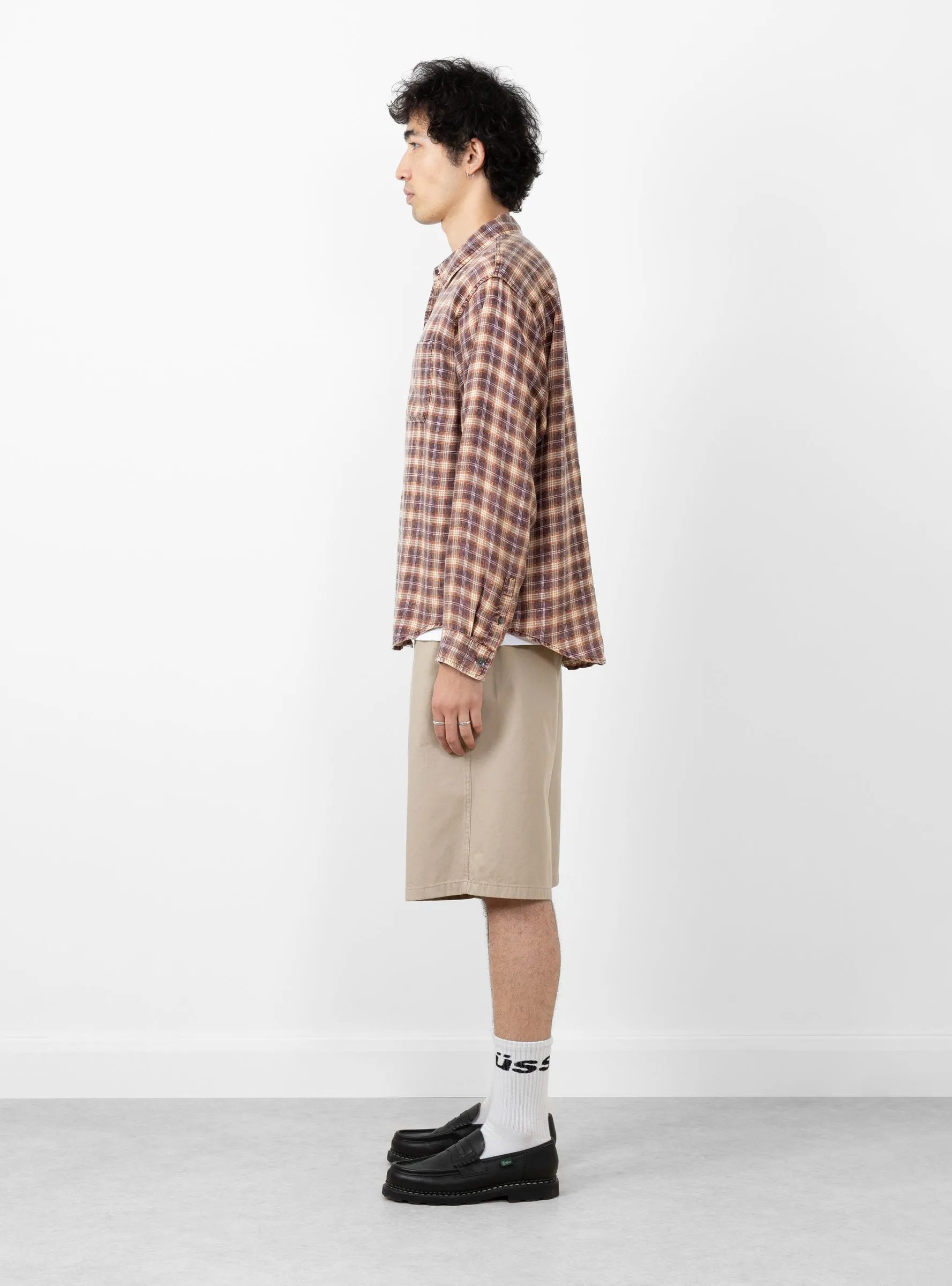 Matthew Plaid Shirt Brick