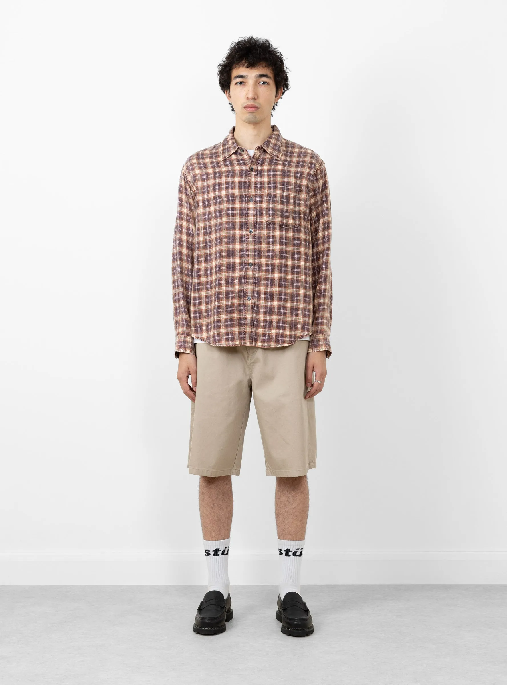 Matthew Plaid Shirt Brick