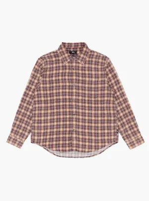 Matthew Plaid Shirt Brick