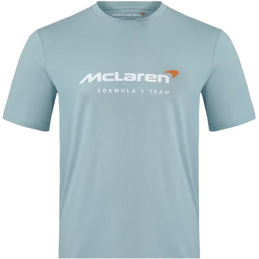 McLaren F1 Kids Core Essentials T-Shirt - Youth Papaya/Phantom/Cloud Blue