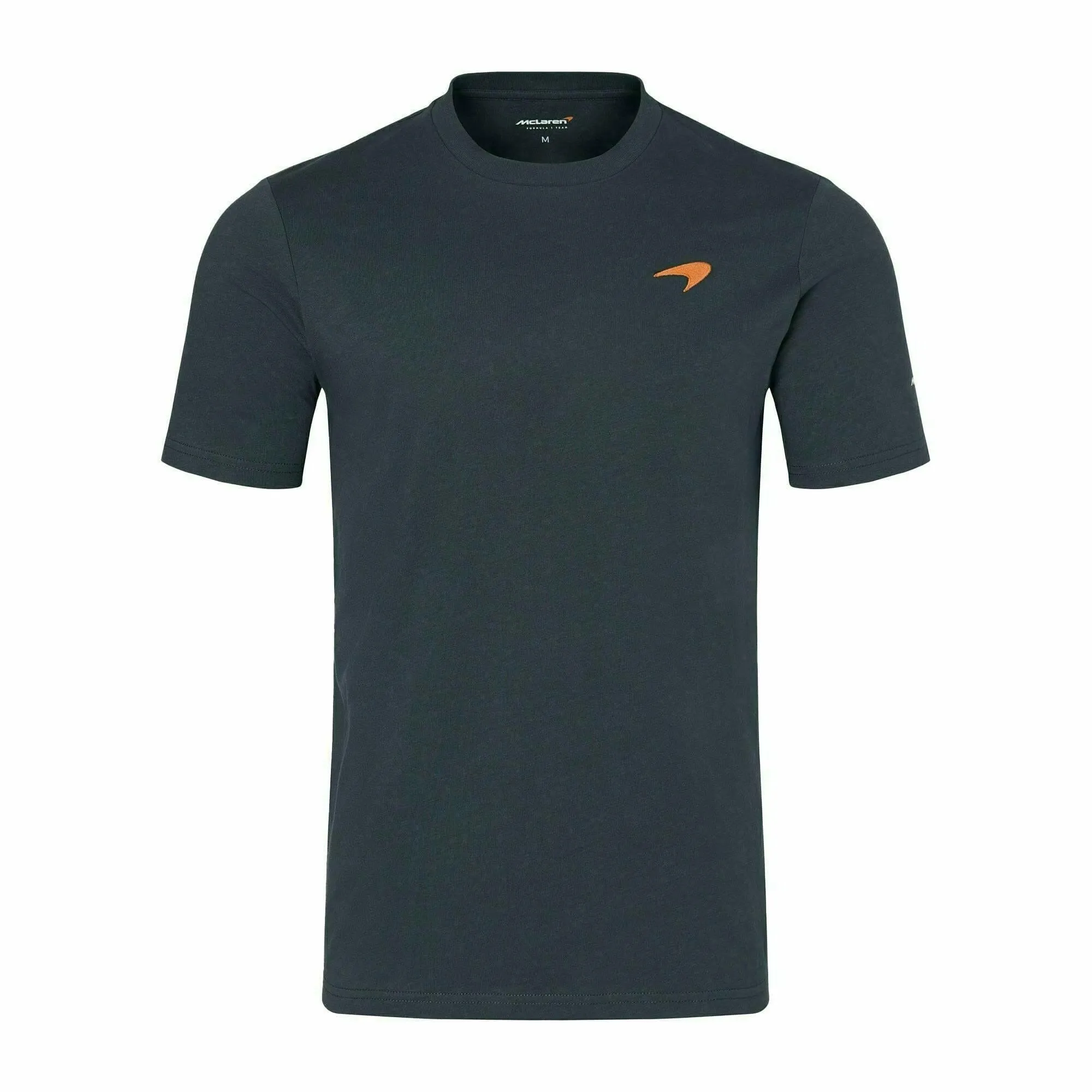 McLaren F1 Men's Small Speedmark Logo T-Shirt -Papaya/Vega Blue/Phantom