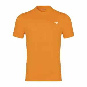 McLaren F1 Men's Small Speedmark Logo T-Shirt -Papaya/Vega Blue/Phantom