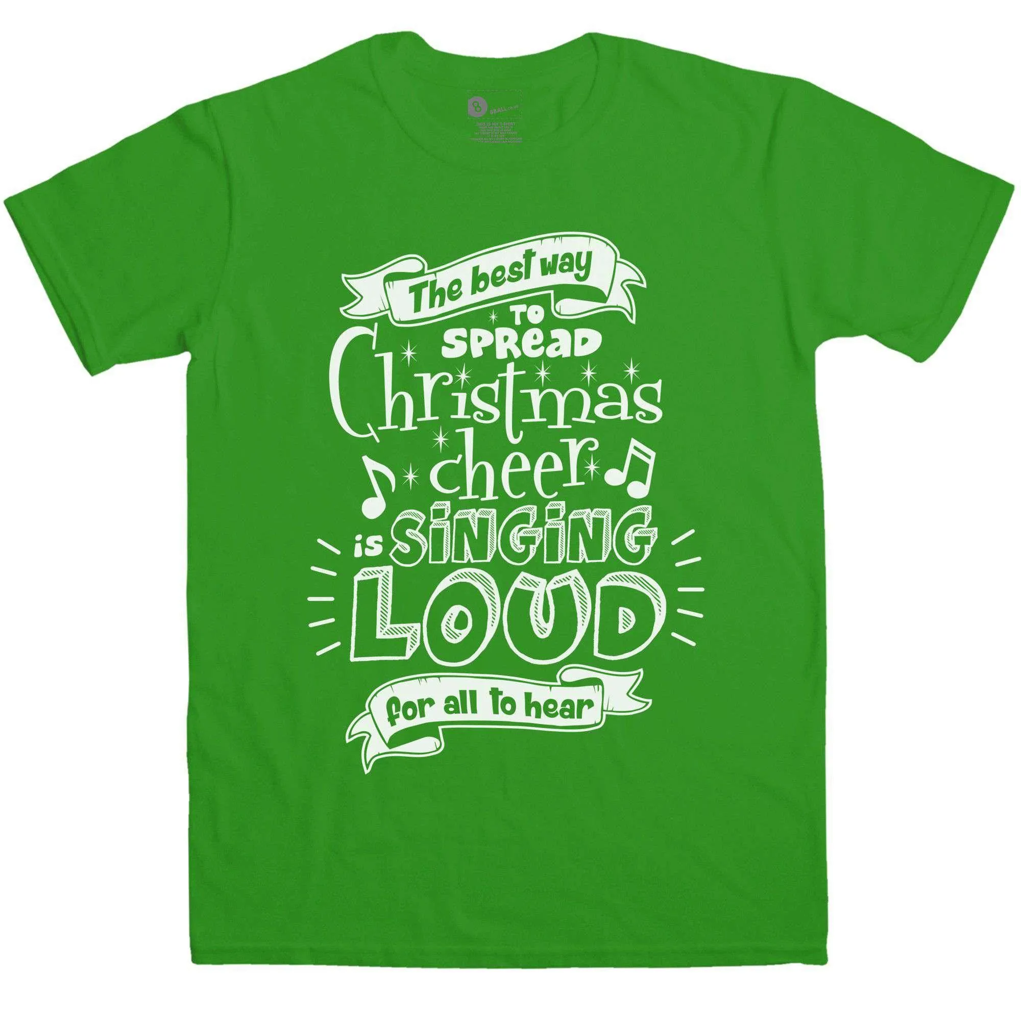 Mens Christmas Spread Christmas Cheer T-Shirt