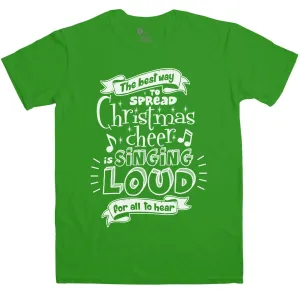 Mens Christmas Spread Christmas Cheer T-Shirt