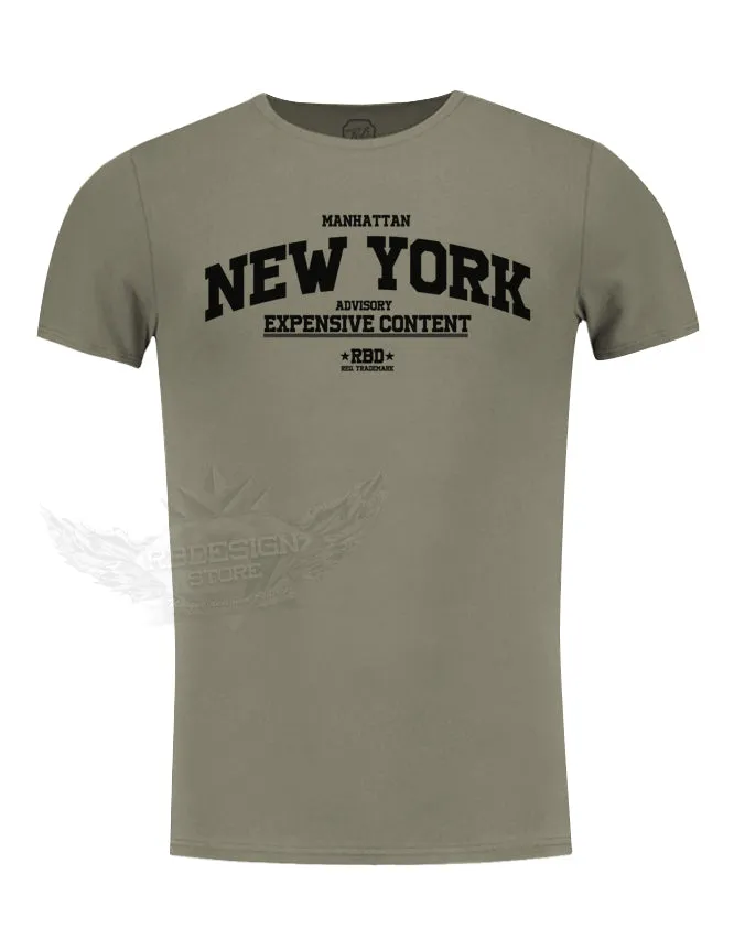 Men's T-shirt  "New York Advisory" / Color Option / MD869