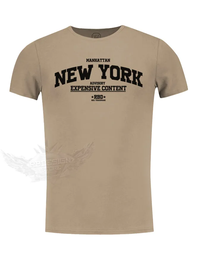 Men's T-shirt  "New York Advisory" / Color Option / MD869