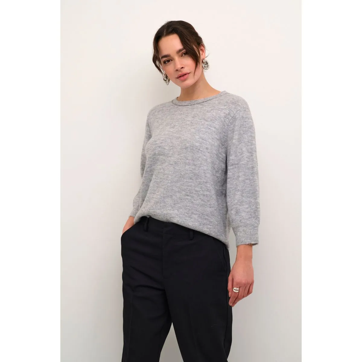 Meridith Pullover Grey Melange