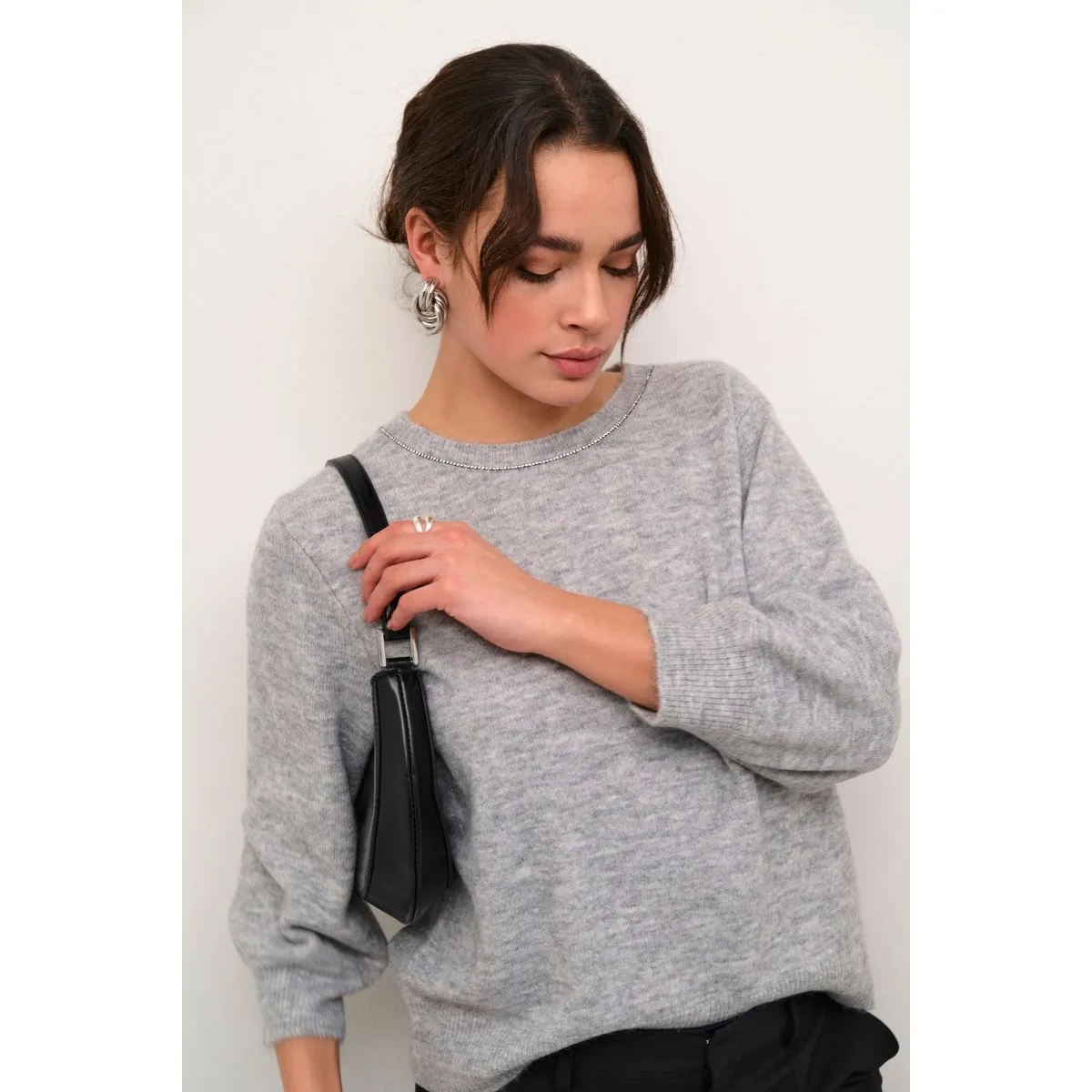 Meridith Pullover Grey Melange