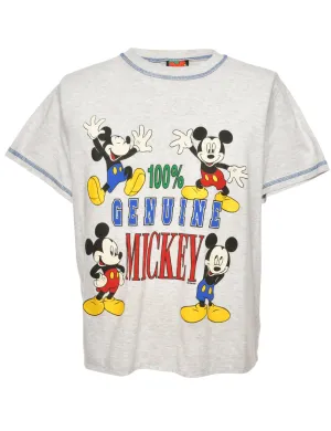 Mickey & Minnie Mouse Cartoon T-shirt - L