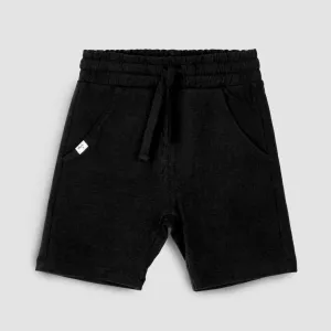 Miles - Organic Cotton Shorts - Black