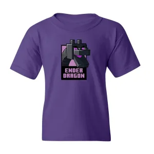 Minecraft Ender Dragon Kids Short Sleeve T-Shirt