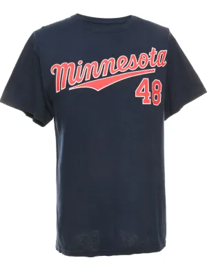 MLB Minnesota Navy Sports T-shirt - M