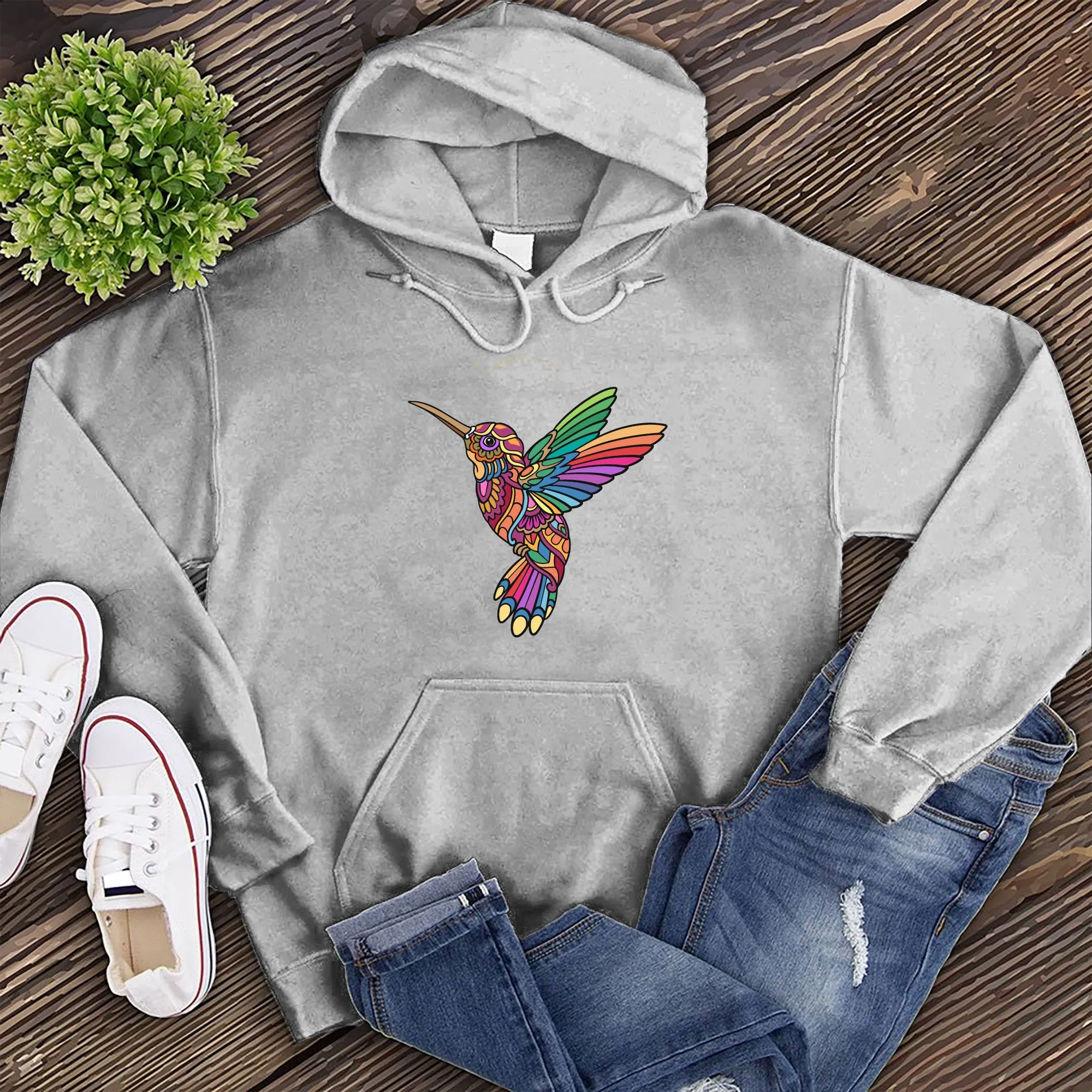 Mosaic Hummingbird Hoodie