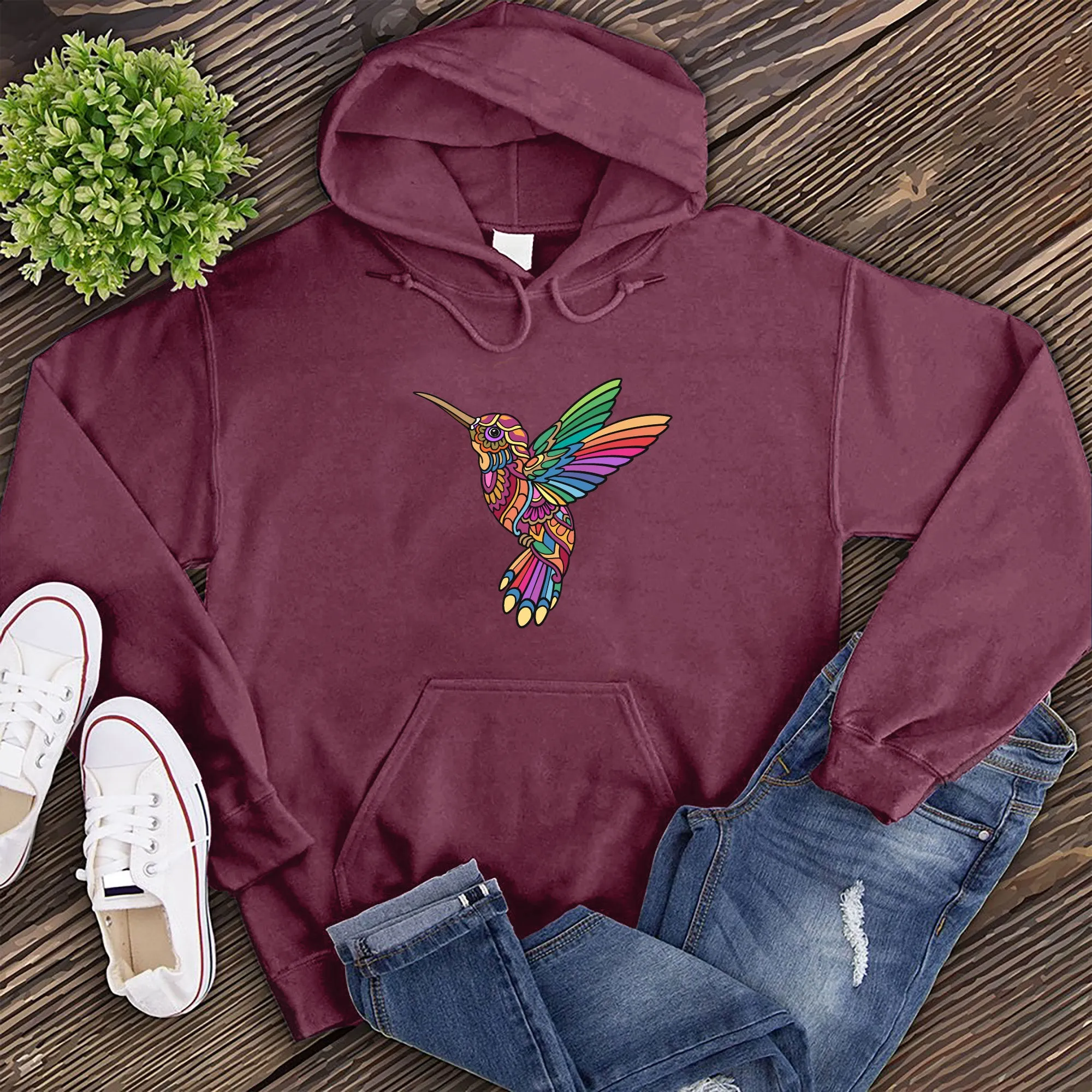 Mosaic Hummingbird Hoodie