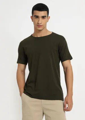 Moss Green Crew Neck T-shirt