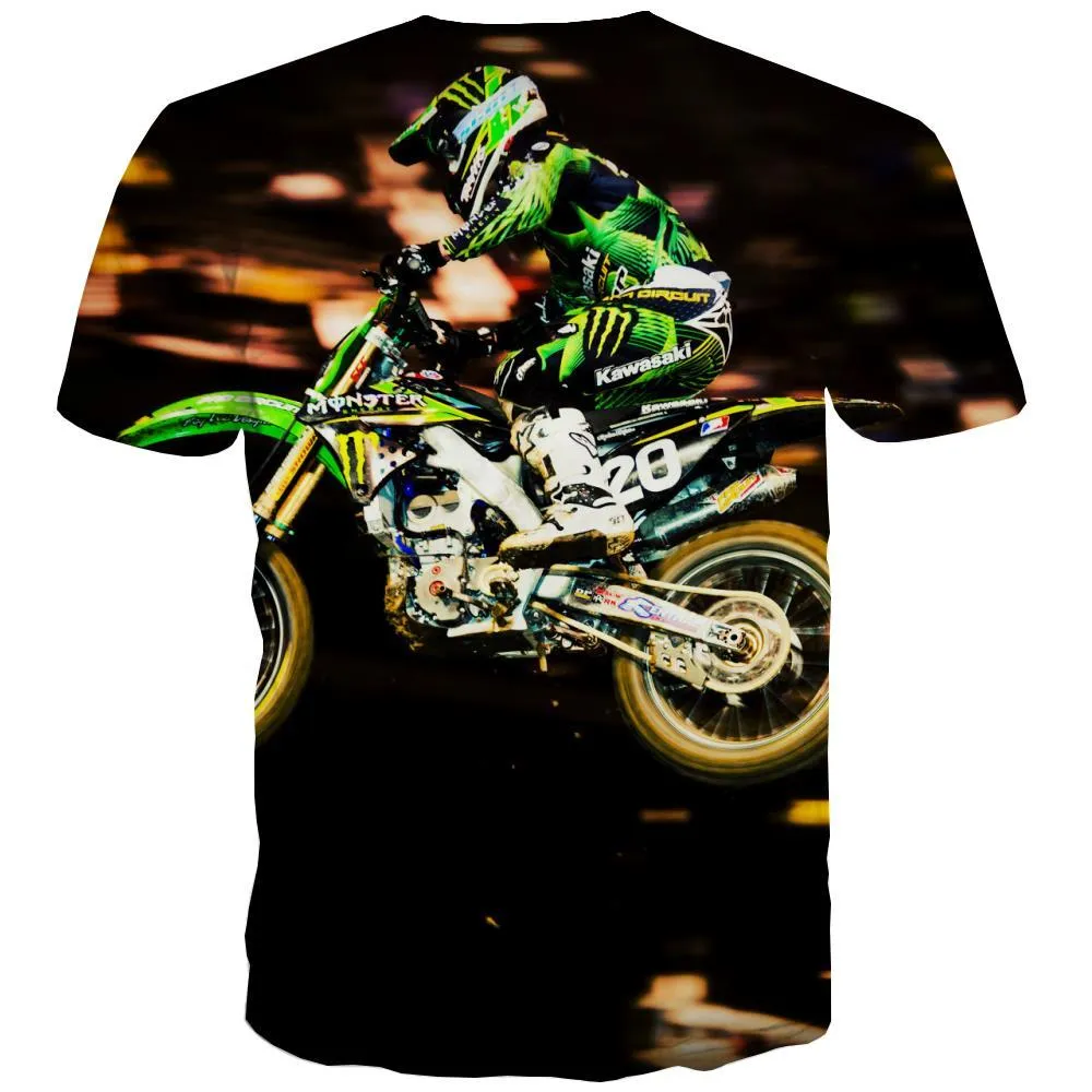 Motocross T-shirt Men motorcycle Tshirts Casual Offroad T-shirts 3d Short Sleeve