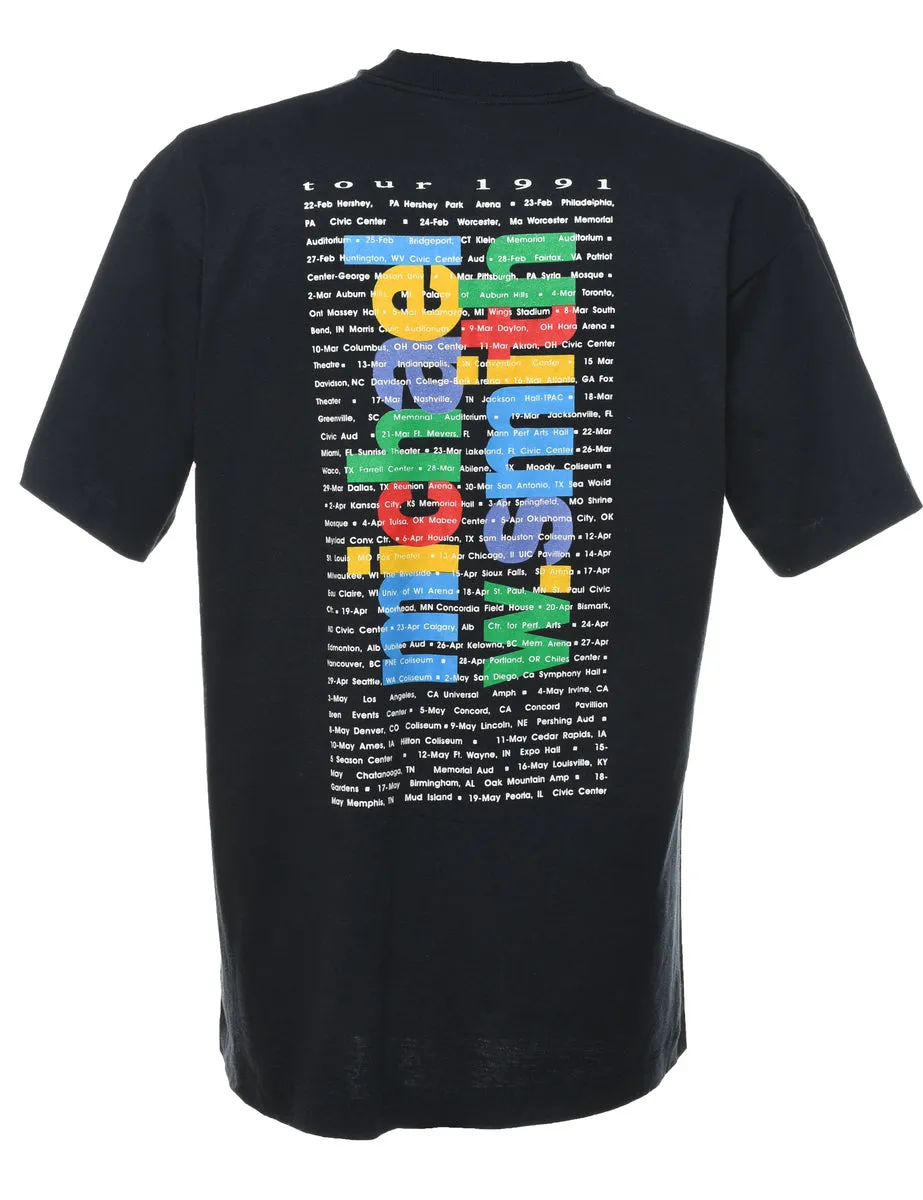 Multi-Colour Micheal Smith Design T-Shirt - XL