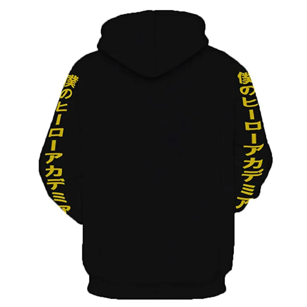 My Hero Academia Cosplay Hoodie 3D Printed Hooded Sweatshirt Men Women Casual Streetwear Pullover